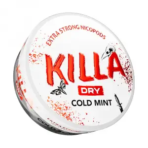 Cold Mint Killa Dry Nicotine Pouches 16mg/g